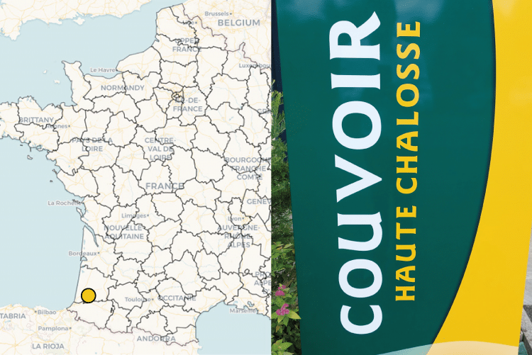 Localisation du Couvoir de Haute Chalosse